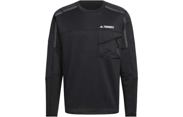 Adidas Adidas Sweatshirts Men's Black Crew Neck Moderate Regular