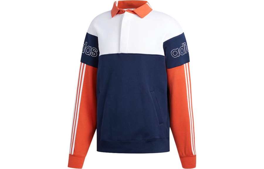 Adidas Originals Sweatshirt Unisex White Orange Royal Blue