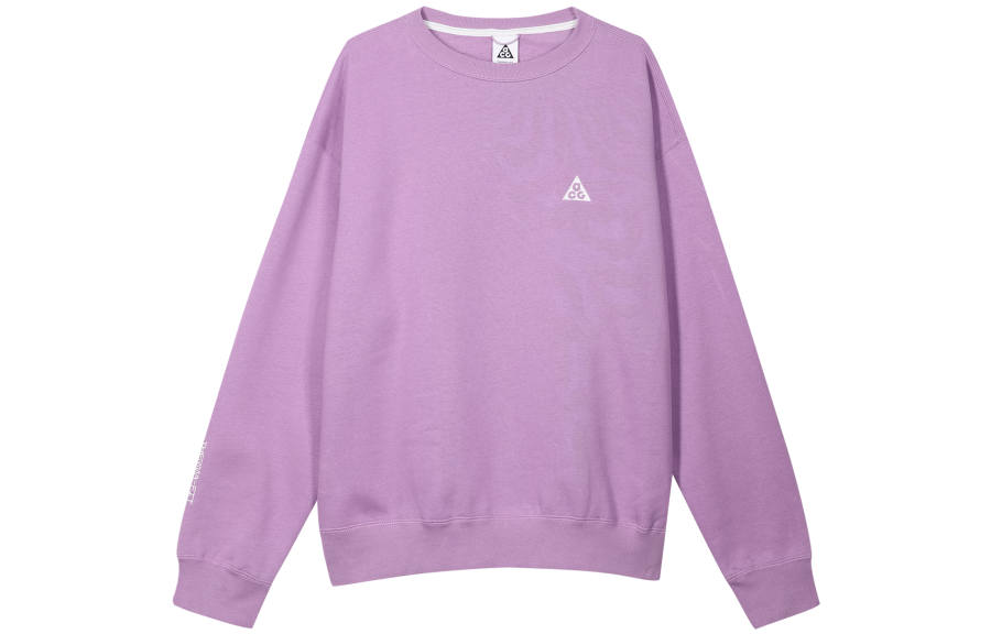 Nike Nike ACG THERMA FIT Sweatshirts Unisex Purple Crew Neck Moderate Regular
