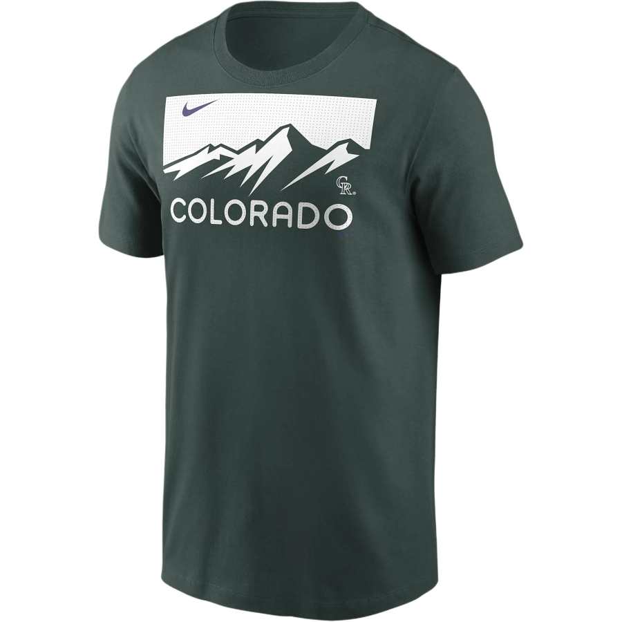 Nike Nike x MLB Charlie Blackmon FW24 Colorado Rockies City Connect Fuse T Shirt Men's Green