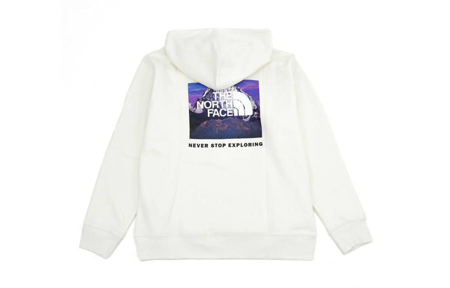 THE NORTH FACE Valentine's Day Collection Sweatshirts Unisex Ecru Hooded Moderate Regular