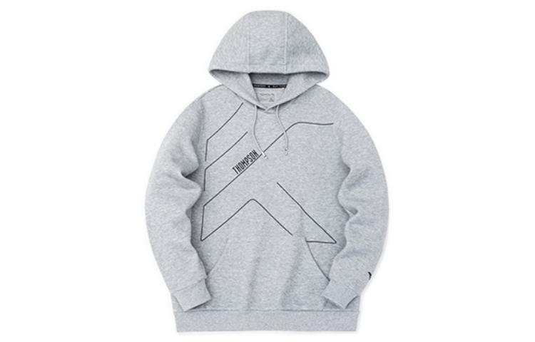ANTA Basketball Collection Sweatshirts Men's Gray Hooded Moderate Regular