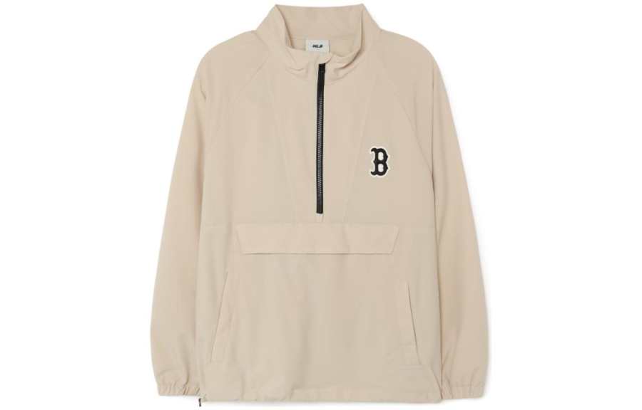 MLB Sweatshirts Unisex Apricot Stand Collar Moderate Cardigan