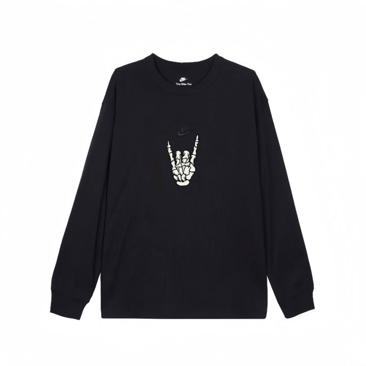 Nike Nike T Shirts Unisex Black Crew Neck Straight Fit