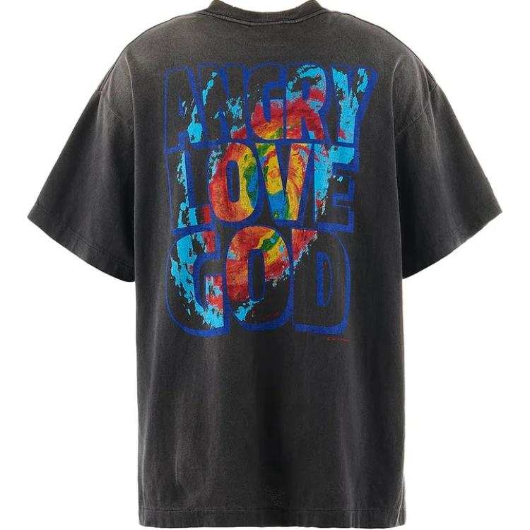 Saint Mxxxxxx x Cactus Plant Flea Market abstract-print T-shirt