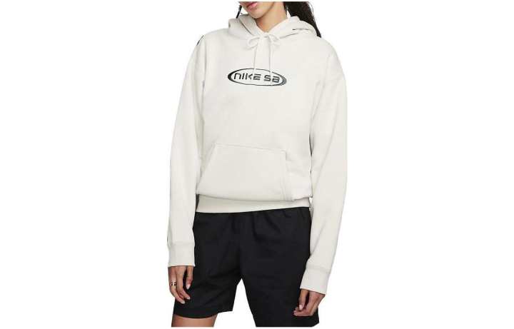 Nike Nike Sweatshirts Unisex White Hooded Moderate Regular