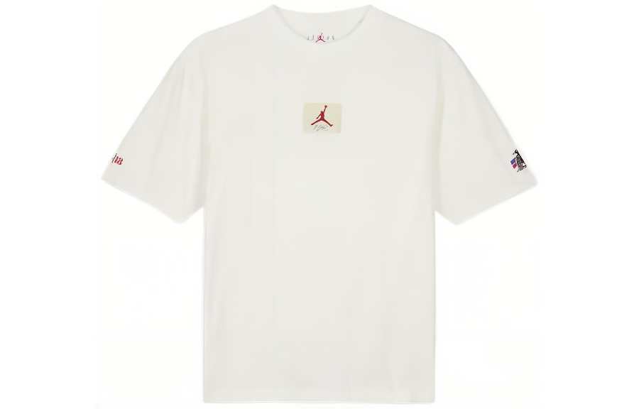 Jordan Jordan X Two 18 T Shirts Men's White Crew Neck Moderate Straight Fit