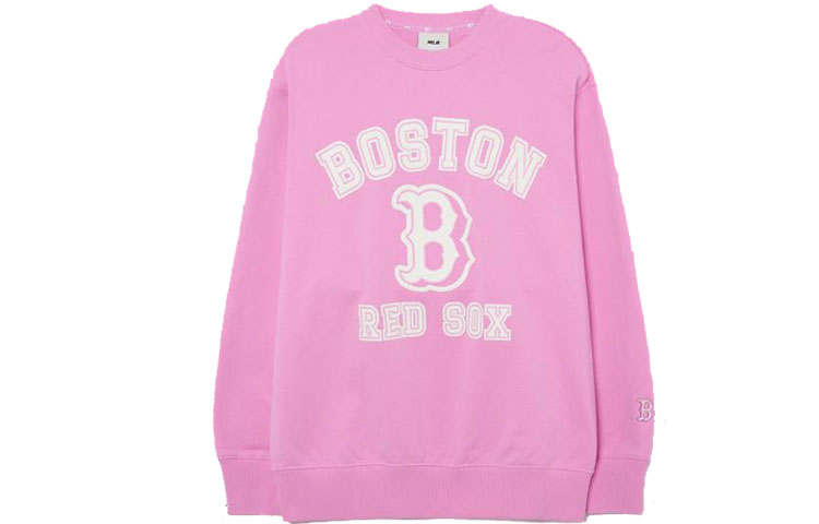 MLB MLB Sweatshirts Unisex Pink Crew Neck Moderate Regular