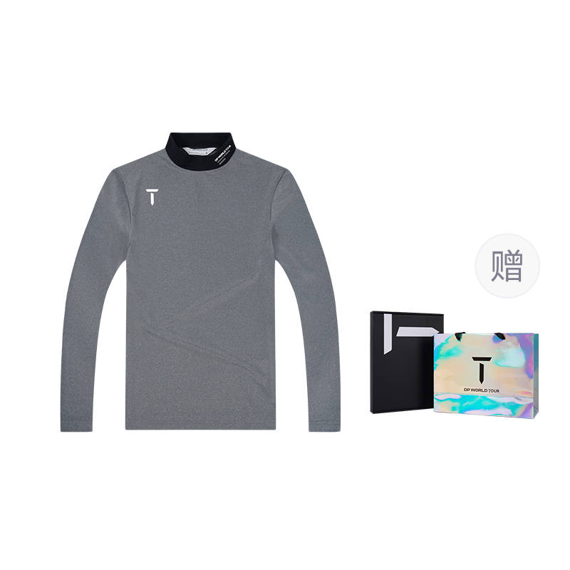 EUROPEAN TOUR T Shirts Men's Half Turtleneck Moderate Straight Fit