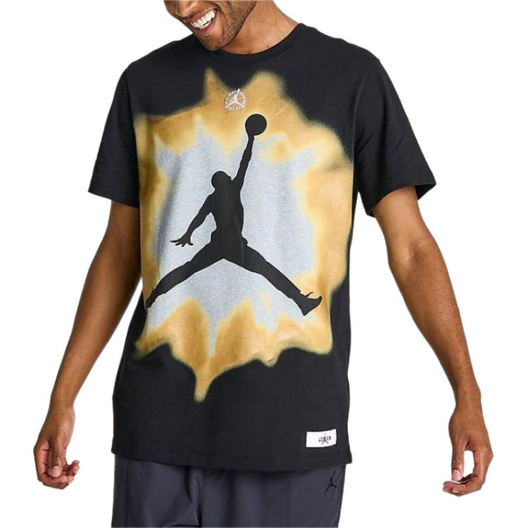 Jordan Jordan T Shirts Men's Black Crew Neck