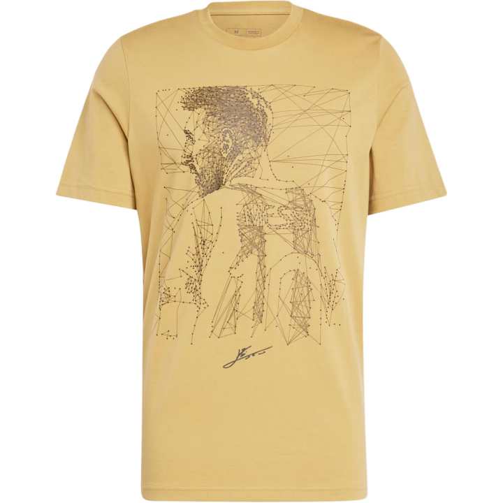 Adidas Adidas Messi Football Graphic T Shirt Men's Khaki