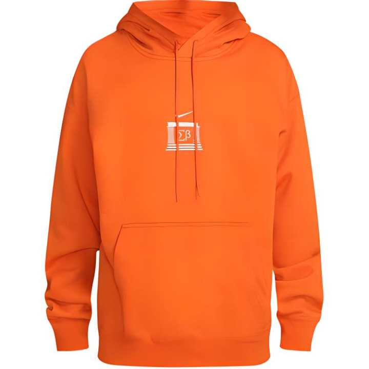 Nike Nike Sweatshirts Unisex Orange Hooded Moderate Regular