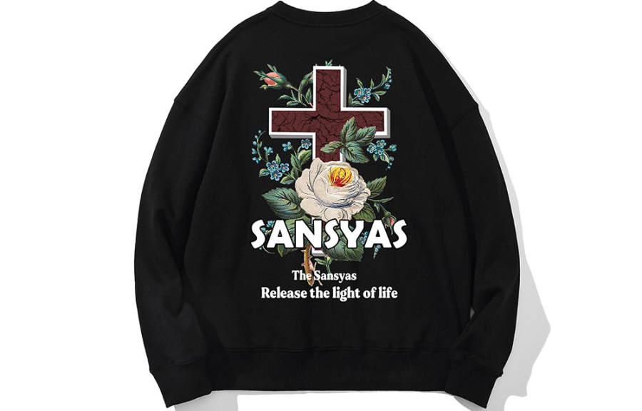 SANSYAS SANSYAS Sweatshirts Unisex Crew Neck Moderate Regular
