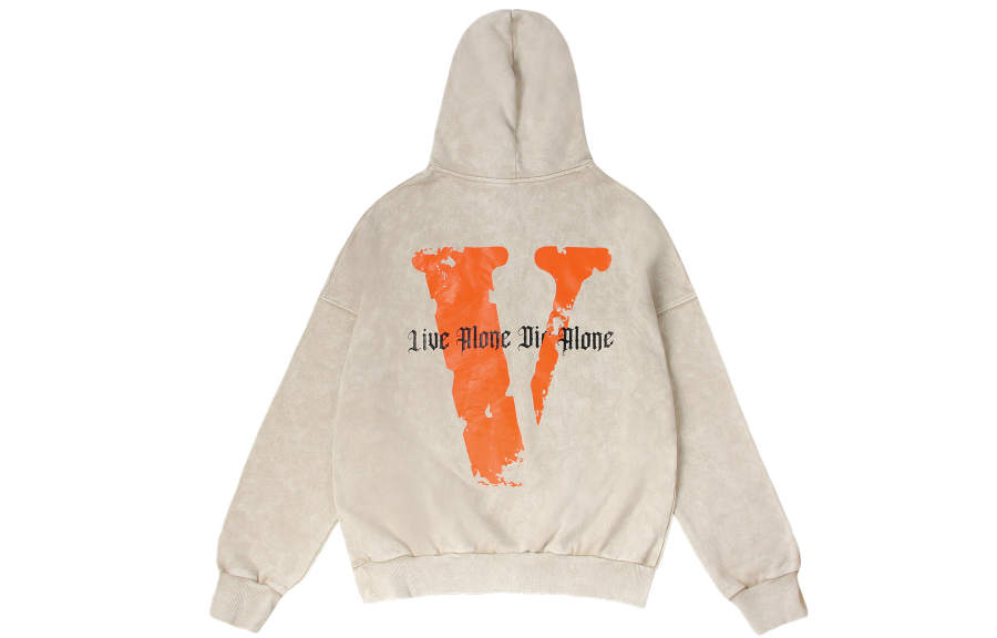 VLONE Sweatshirts Unisex Hooded Moderate Regular
