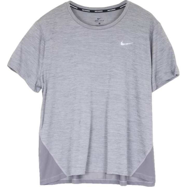 Nike Nike T Shirts Men's Gray Crew Neck Moderate