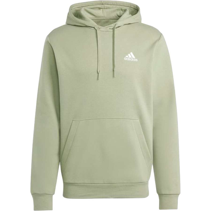 Adidas Adidas Essentials Fleece Hoodie Sweatshirt Men's Tent Green