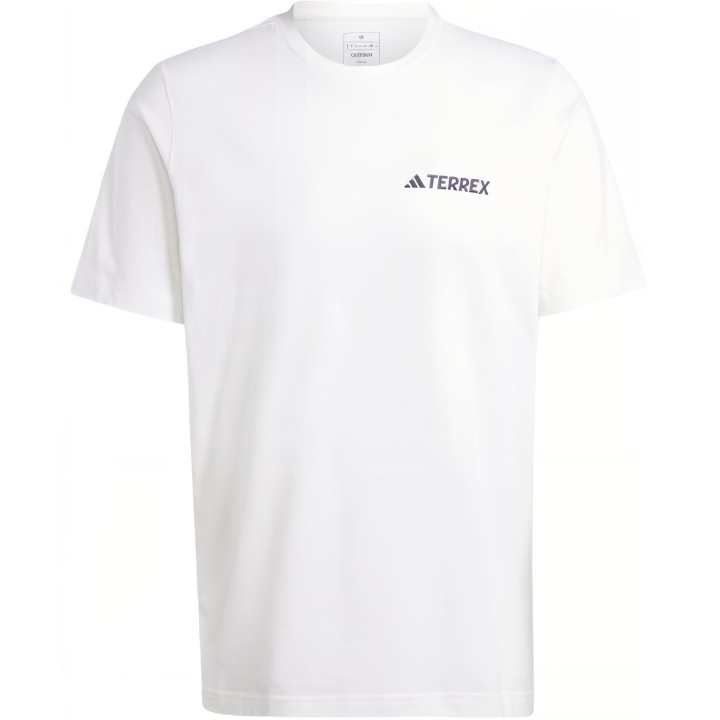 Adidas Adidas T Shirts Men's White Crew Neck Moderate