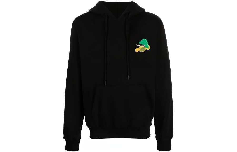 OFF-WHITE OFF WHITE Brush Arrows Slim Skate Hoodie