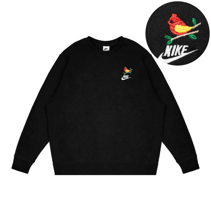 Nike Nike Sweatshirts Unisex Black Crew Neck Moderate Regular