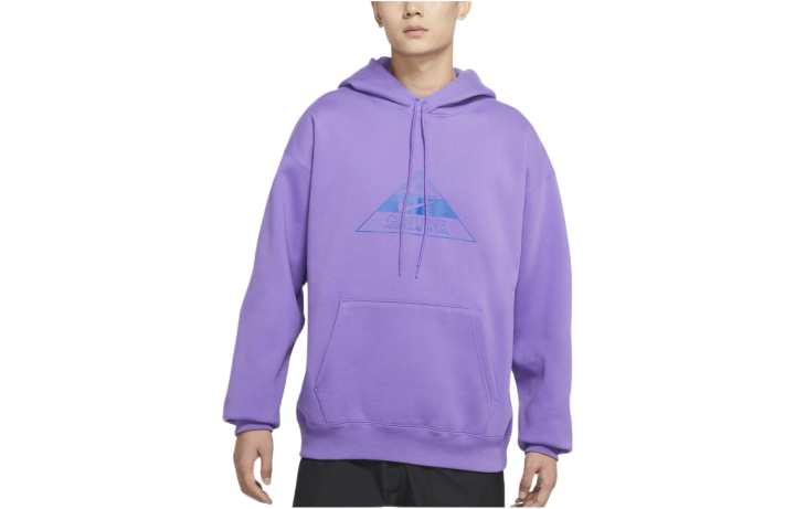 Nike Nike Sweatshirts Unisex Active Grape Purple Hooded Moderate Regular