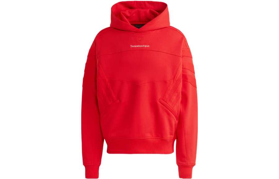 Adidas Originals Blue Version Collection Sweatshirts Men's Light Scarlet Hooded Moderate Regular