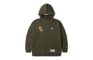 STARTER Sweatshirts Unisex Hooded Moderate Cardigan