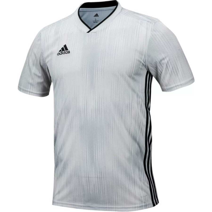Adidas Adidas T Shirts Men's Gray Crew Neck Moderate Straight Fit