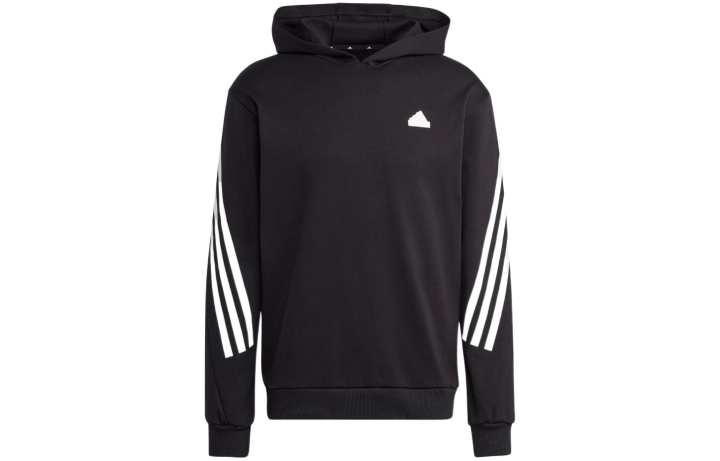 Adidas Adidas Sweatshirts Men's Black Hooded Moderate Regular