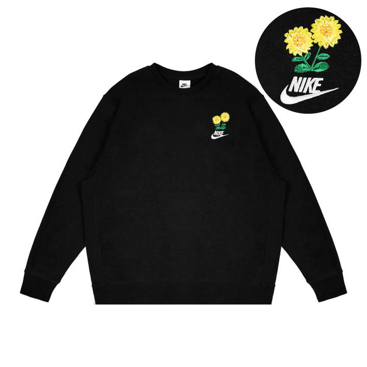 Nike Nike Sweatshirts Unisex Black Crew Neck Moderate Regular