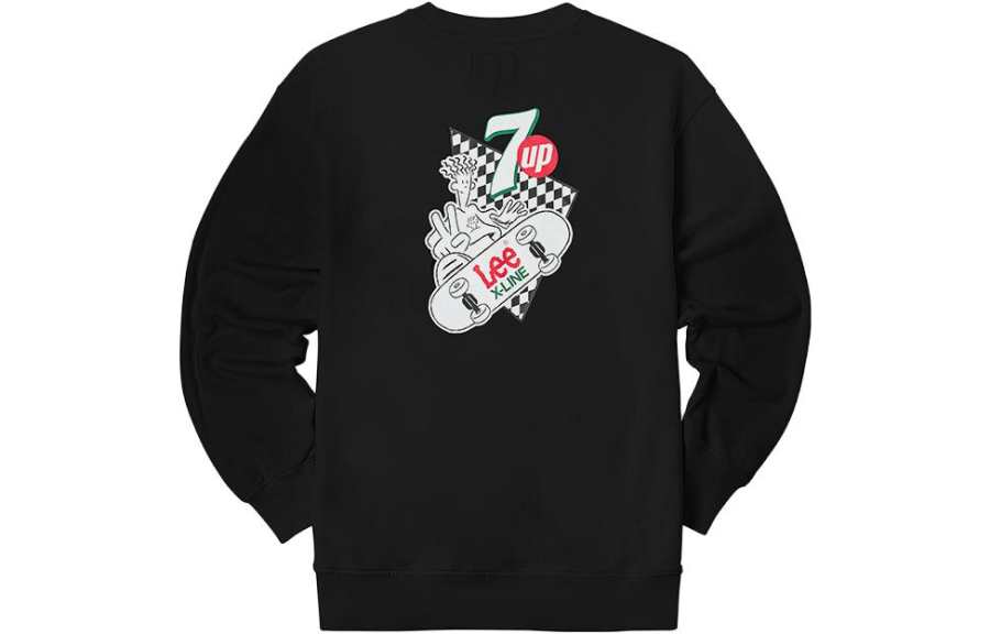 Lee Lee Sweatshirts Unisex Black Crew Neck Moderate Other