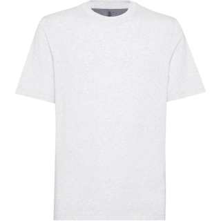 Brunello Cucinelli mélange-effect cotton-blend T-shirt