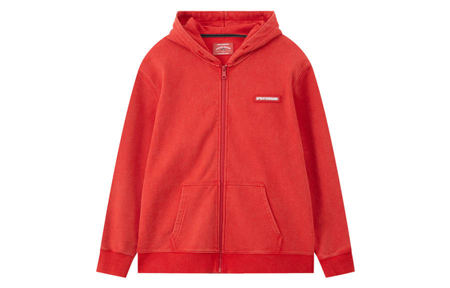 SPRAYGROUND Sweatshirts Unisex Red Hooded Moderate Regular