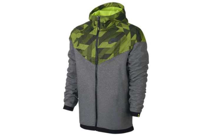 Nike Nike Sweatshirts Men's Gray Hooded Moderate Cardigan