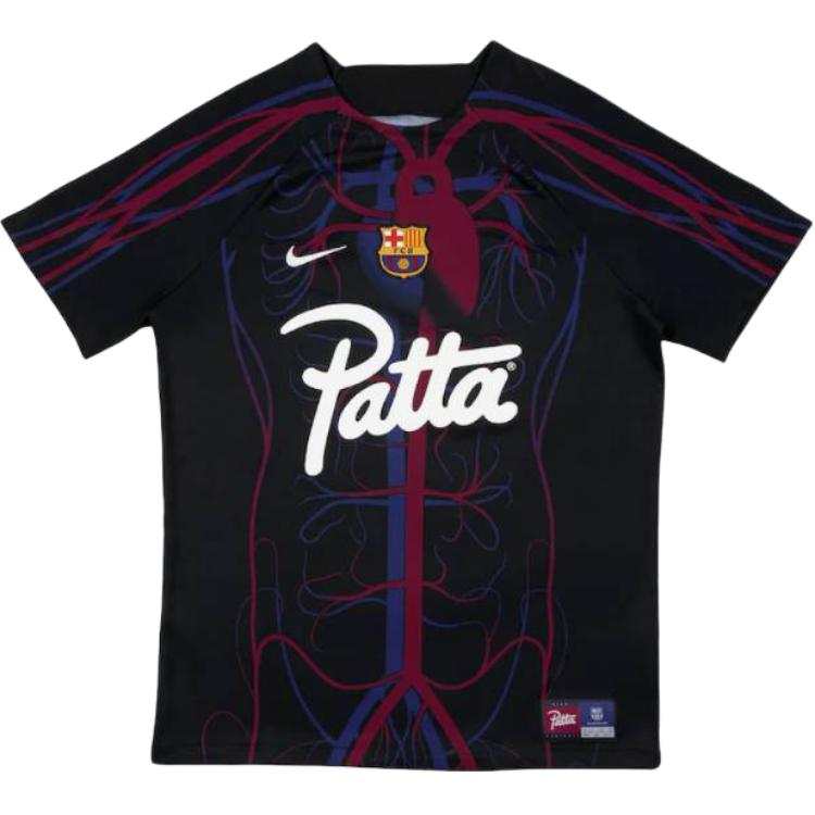 Nike Patta X Barcelona Fc Culers Del Món Script Logo Pre Match Jersey