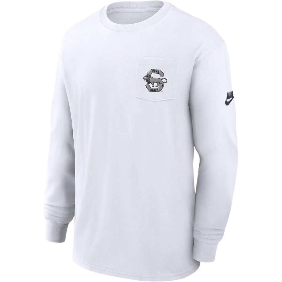 Nike Nike Penn State Nittany Lions Legacy Max90 Pocket Men's Nike College Long Sleeve T Shirt