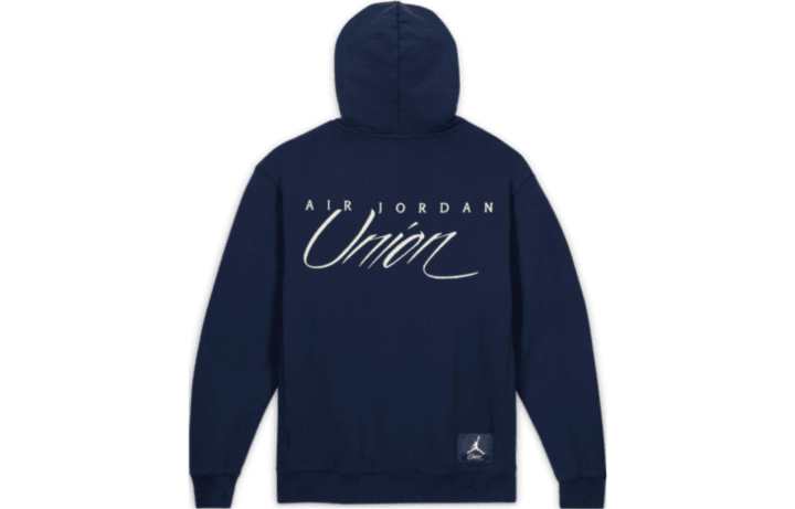 Jordan Jordan X Union Jordan X UNION Sweatshirts Unisex Dark Blue Hooded Moderate Regular