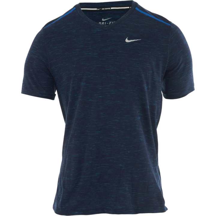 Nike Nike T Shirts Men's Marine Blue Crew Neck Moderate