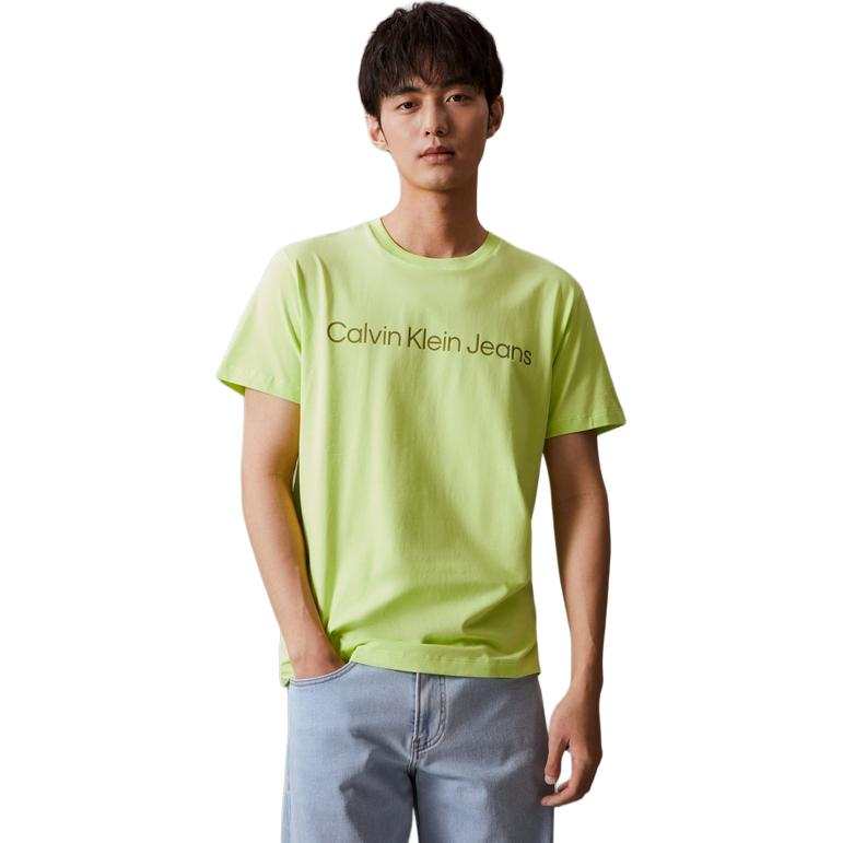 CALVIN KLEIN T Shirt Men's Apple Green
