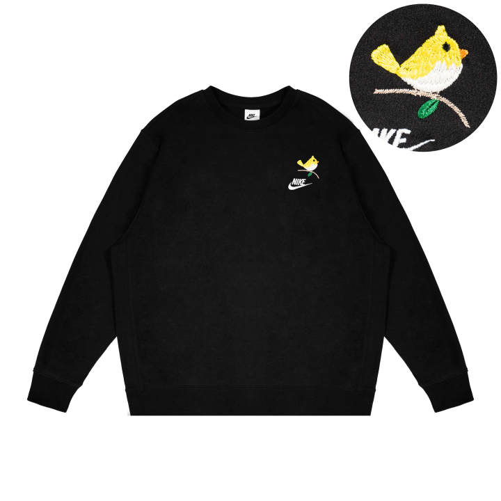 Nike Nike Sweatshirts Unisex Black Crew Neck Moderate Regular