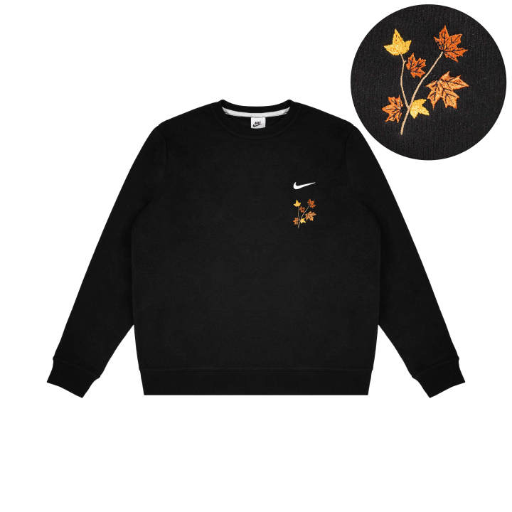 Nike Nike Sweatshirts Unisex Black Crew Neck Thickened Regular