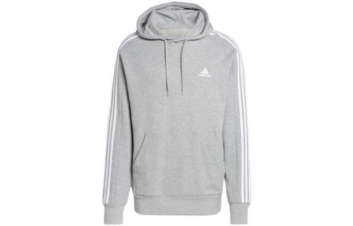 Adidas Adidas Sweatshirts Men's Gray Hooded Moderate Regular