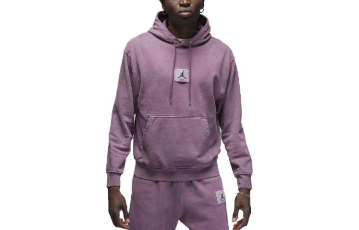 Jordan Jordan ESSENTIALS Sweatshirts Men's Sky Purple Hooded Moderate Regular