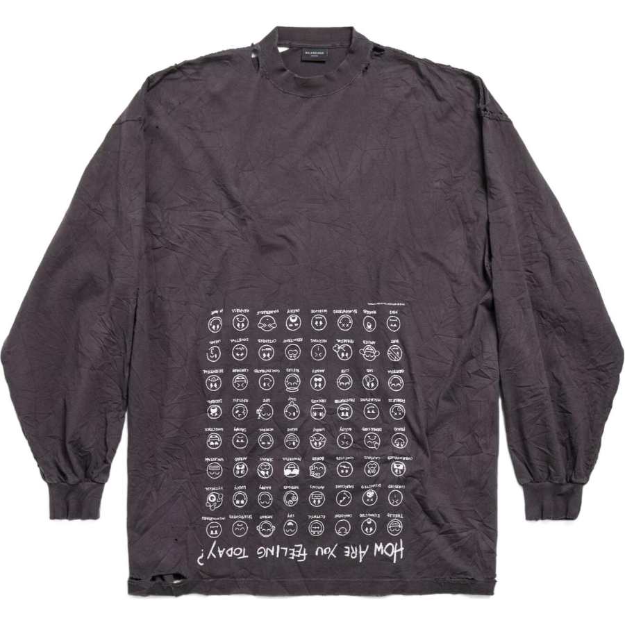Balenciaga SS24 T Shirt Loose Fit Unisex Umber
