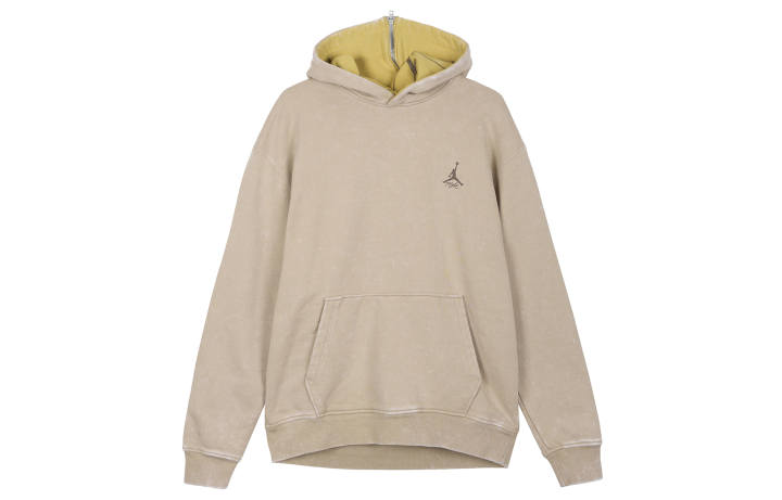 Jordan Jordan Sweatshirts Men's Desert Yellow Hooded Thickened Regular