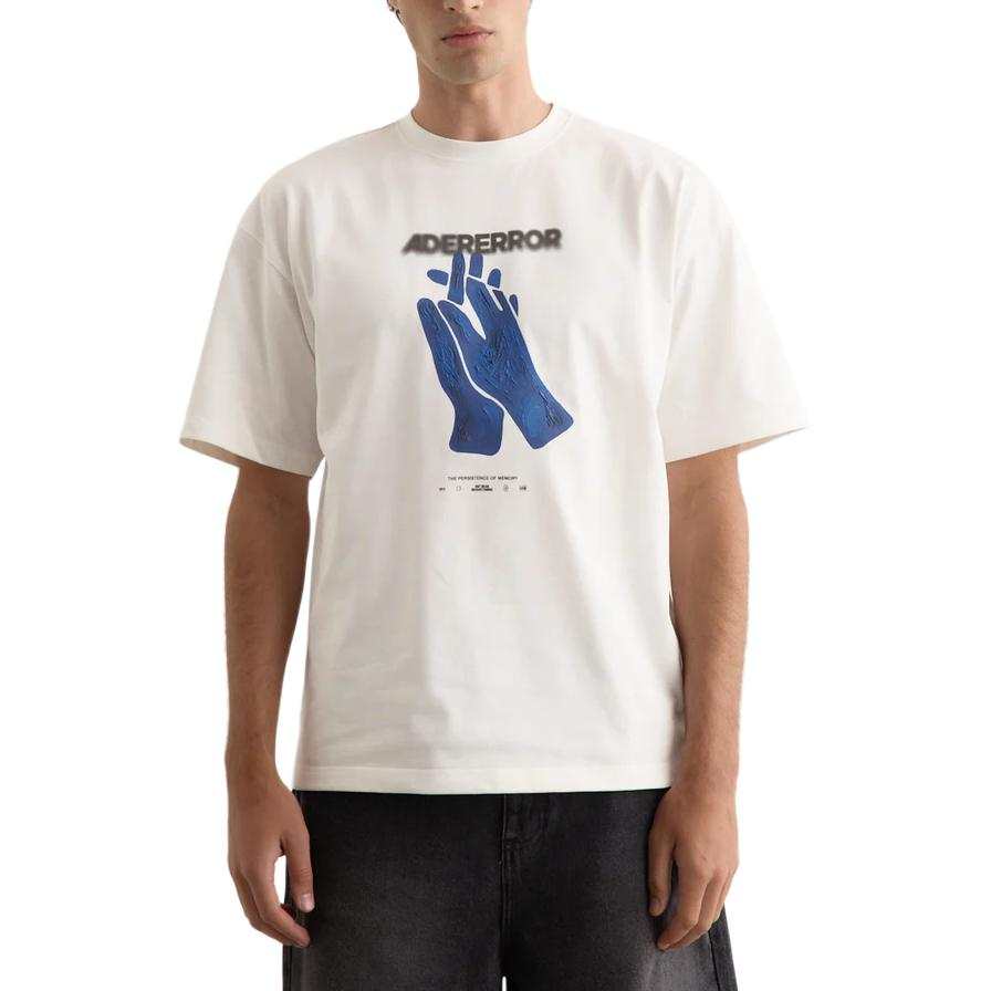 ADER ERROR Hand print Cotton T shirt