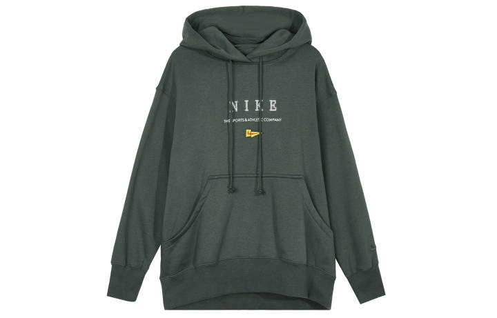 Nike Nike Sweatshirts Unisex Green Hooded Moderate Regular