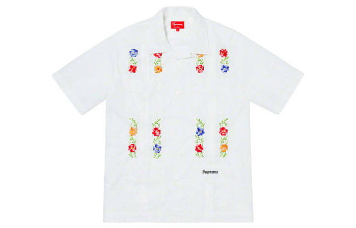 Supreme Supreme Flowers Guayabera S/S Shirt