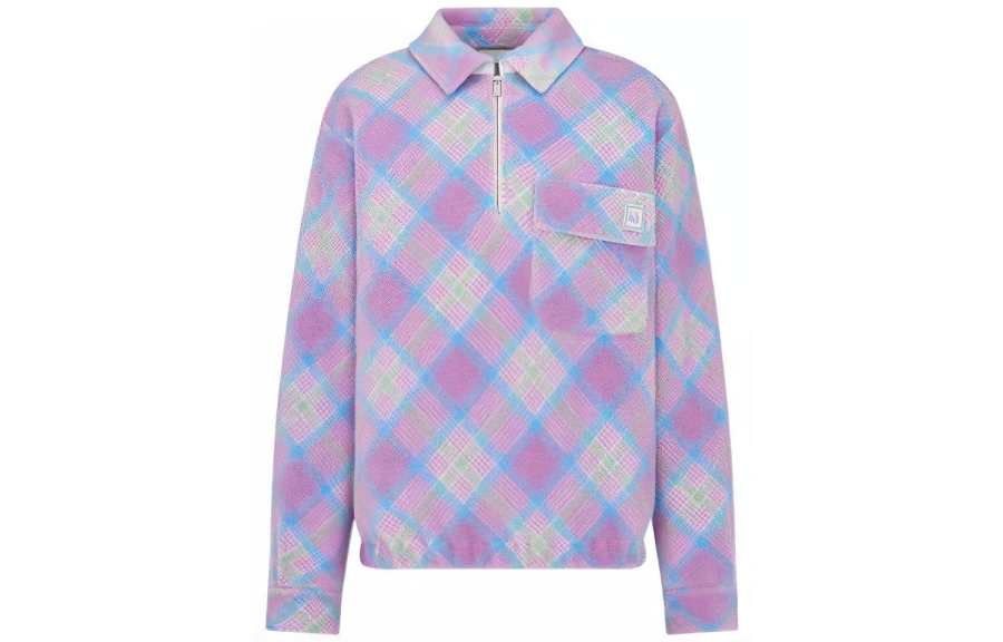 DIOR DIOR X Erl Tartan Zip Sweatshirt