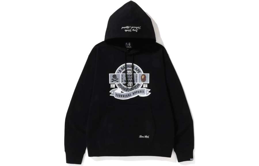 A BATHING APE Bape X Neighborhood Relaxed Fit Pullover Hoodie