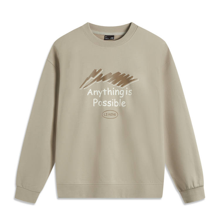 Li-Ning Li Ning Sports Life Collection Sweatshirt Unisex Muted Grass
